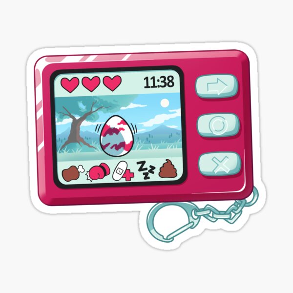 Bootleg V-Pet Red Version Sticker