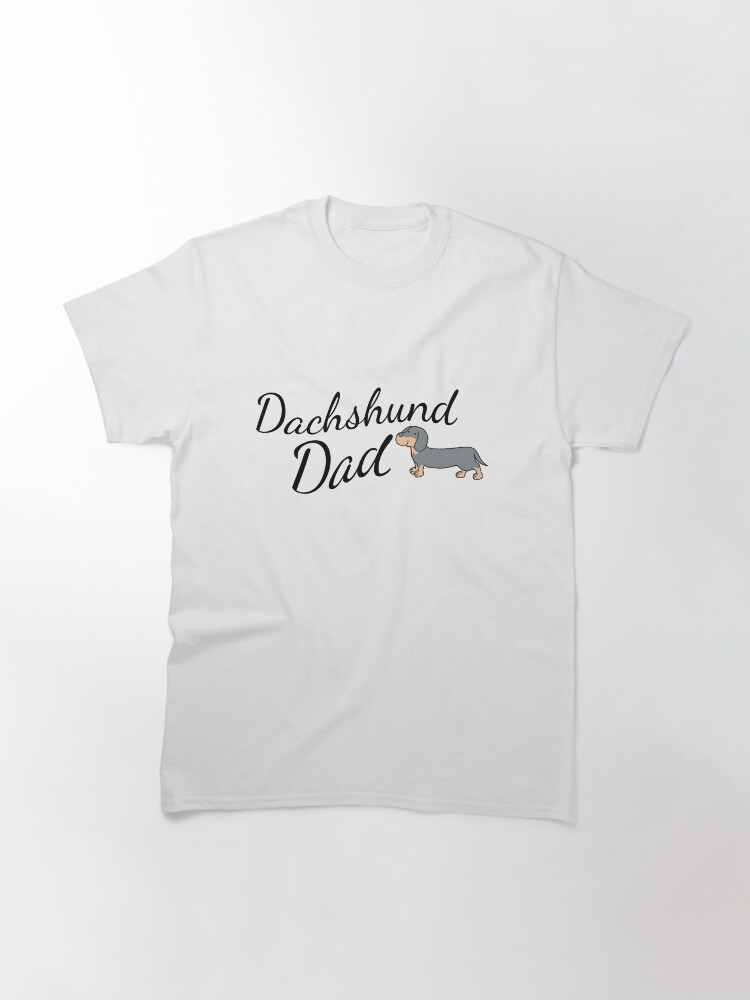 Alternate view of Dachshund Dad Classic T-Shirt