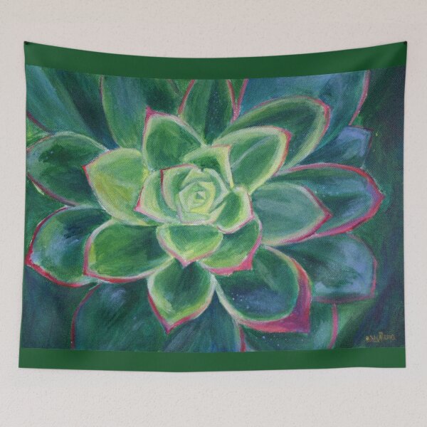 Item preview, Succulent Plant Painting designed and sold by Manitarka.