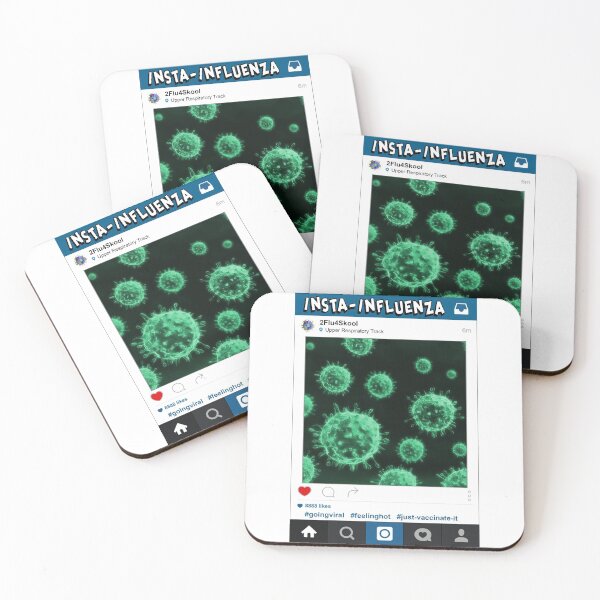 Item preview, Insta-Influenza designed and sold by Science-is-Pun.