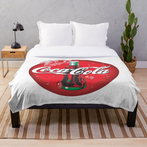 coca cola throw blanket