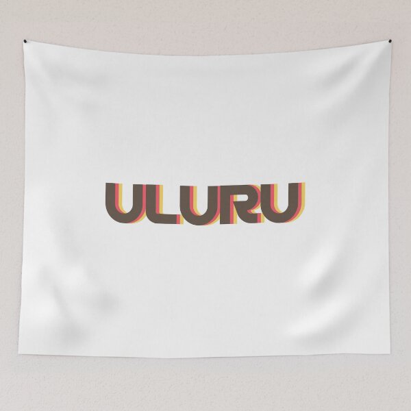 Item preview, Uluru Retro designed and sold by designkitsch.