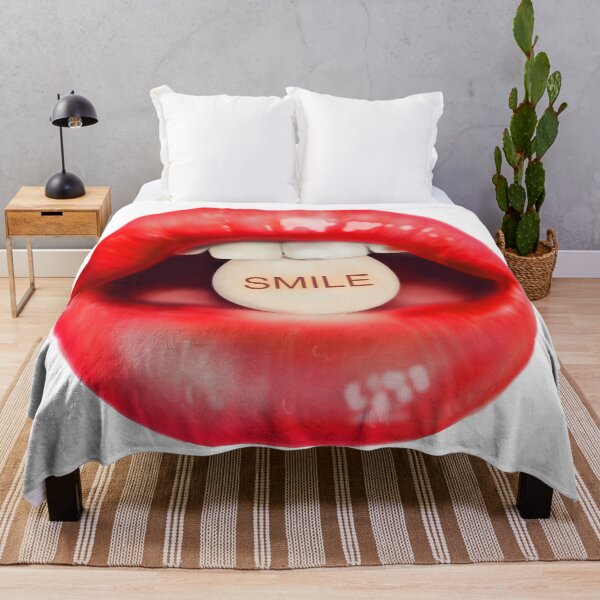 Item preview, Large Take a pill "Smile" Cherry lips designed and sold by ArtInPi.
