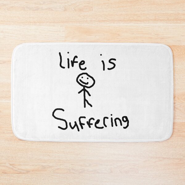 Item preview, Life is suffering CallMeCarson designed and sold by TrashyJewels.