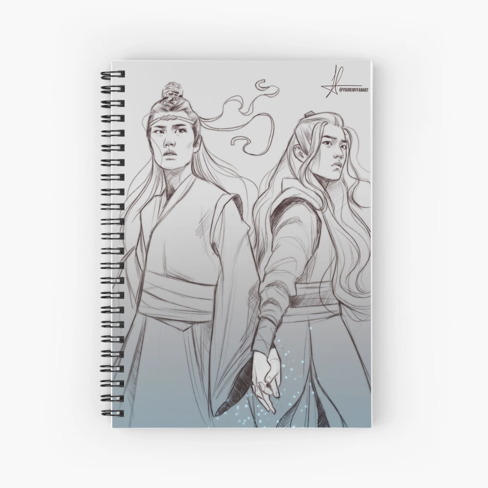 mo dao zu shi Q couple chibi | Spiral Notebook