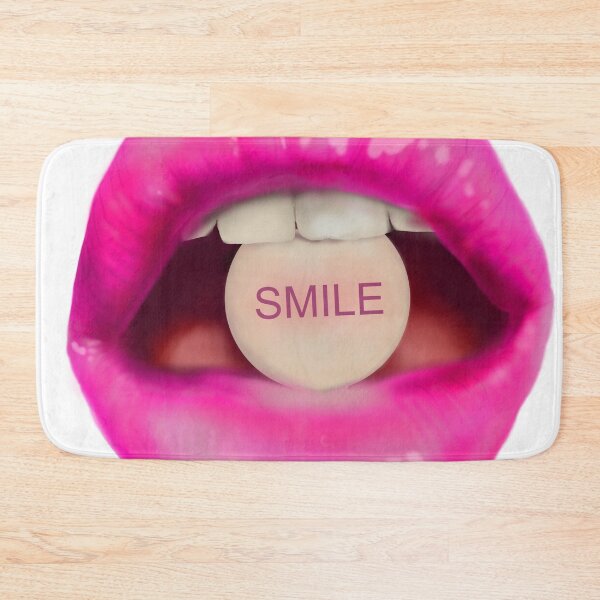 Item preview, Large Take a pill "Smile" Purple lips designed and sold by ArtInPi.