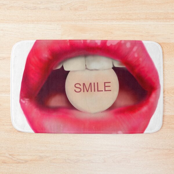 Item preview, Large Take a pill "Smile" Pink lips designed and sold by ArtInPi.