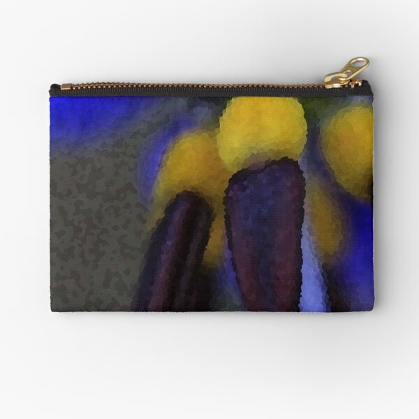 Flax-Lily Zipper Pouch