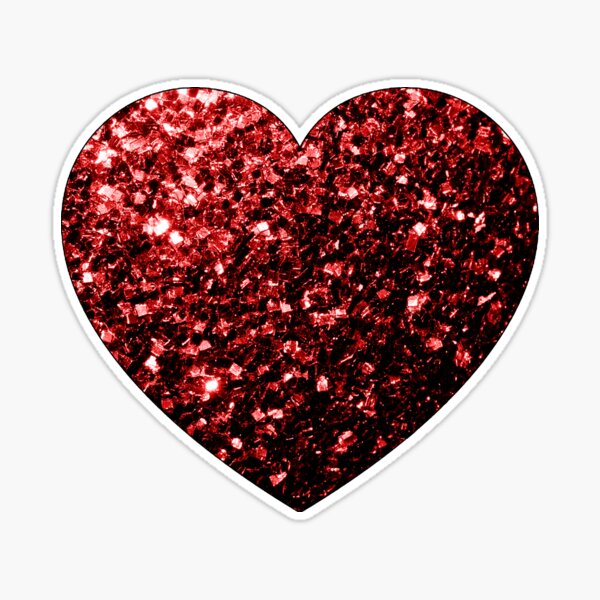 Heart glitter sparkles pattern dark red Valentines Leggings