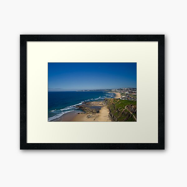 Bar Beach View Framed Art Print