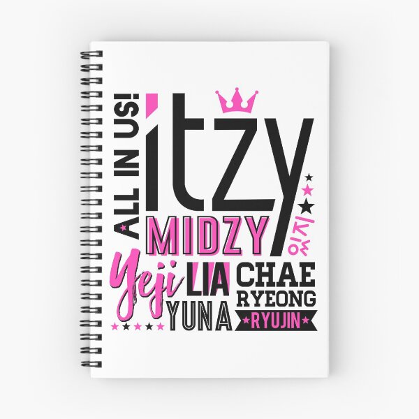 Item preview, ITZY Font Collage designed and sold by skeletonvenus.