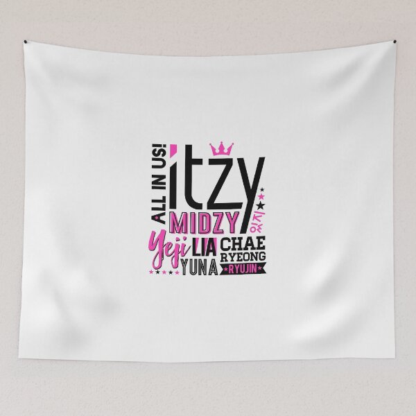 Item preview, ITZY Font Collage designed and sold by skeletonvenus.