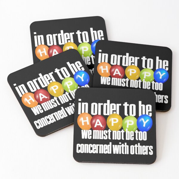 Item preview, In order to be happy you must not be too concerned with others designed and sold by Kam-designs.