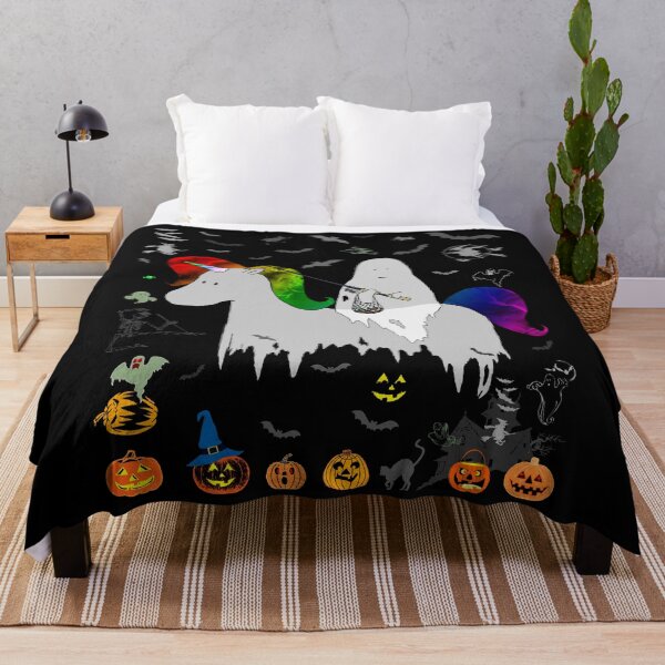 Artikelvorschau, Regenbogen-Geist-Einhorn-lustiges hässliches Halloween-Geschenk entworfen und verkauft von r-silver.