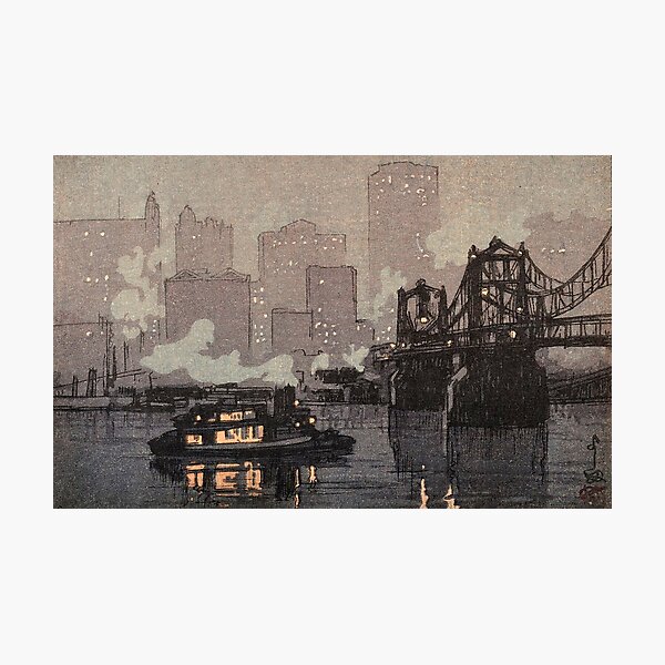 Pittsburgh by Yoshida Hiroshi Photographic Print