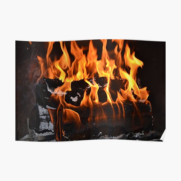 Fireplace Poster