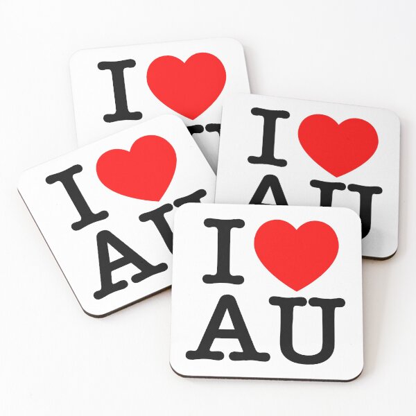 Item preview, I Heart AU (AUSTRALIA) designed and sold by elizaldesigns.