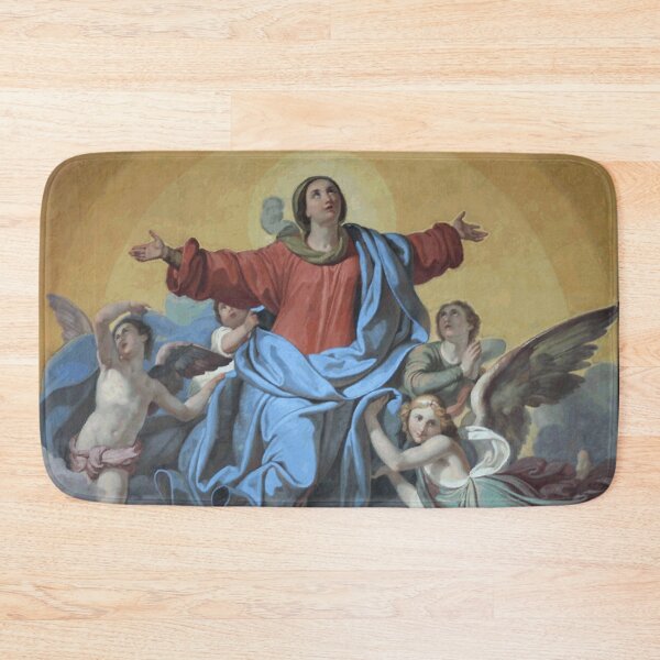 Item preview, Religious Mural painting angels disciple god art print designed and sold by Kam-designs.