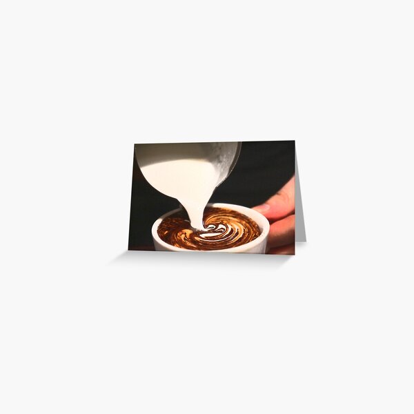 The Pour Greeting Card