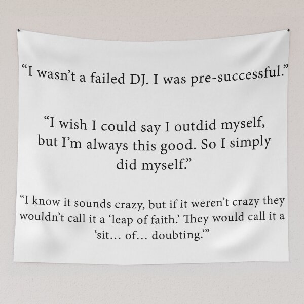Item preview, The Good Place Quotes designed and sold by Kattalana.