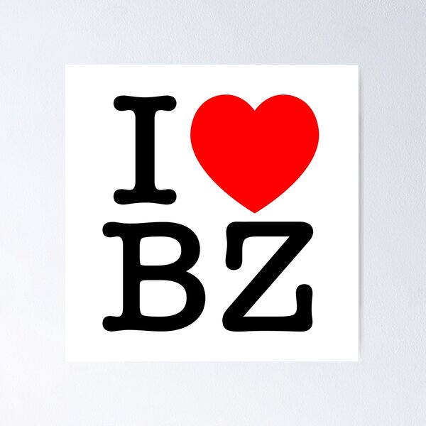 I Love Bz Posters for Sale | Redbubble