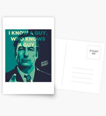 Saul Goodman - Ich kenne einen Typen. Postkarten