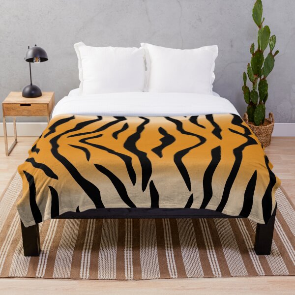 Tiger Stripes Throw Blanket