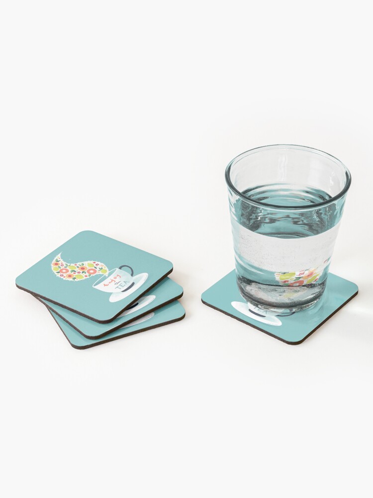 Alternate view of Enjoy the Tea Coasters (Set of 4)