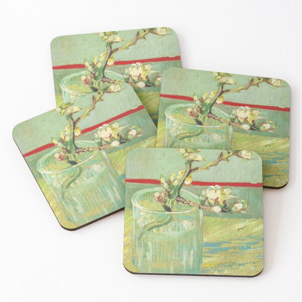 Item preview, Blossoming Almond Branch In a Glass - Van Gogh - c1888 designed and sold by CrankyOldDude.
