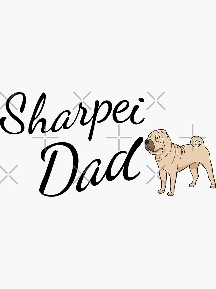 Sharpei Dad by tribbledesign