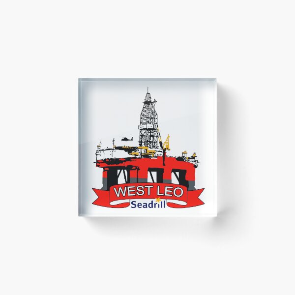 Item preview, Oil Rig West Leo; designed and sold by StickerApe.