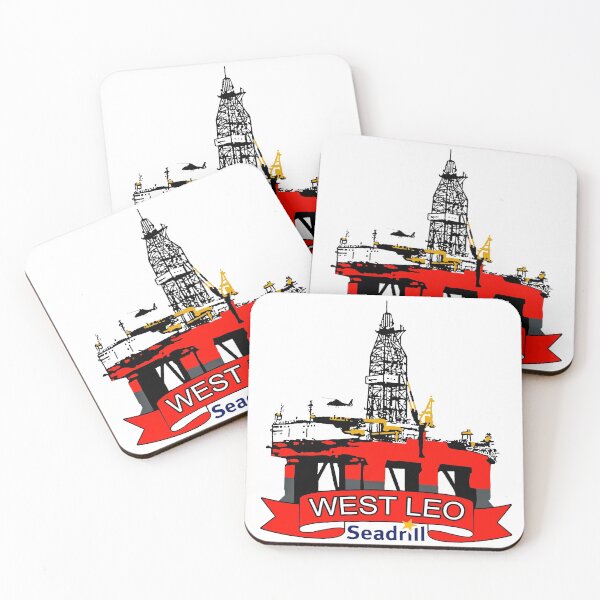 Item preview, Oil Rig West Leo; designed and sold by StickerApe.