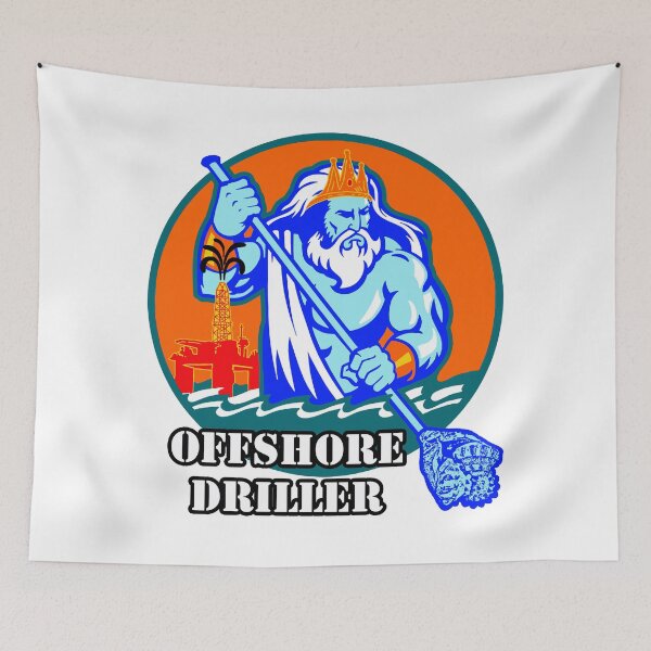 Item preview, Offshore Driller; designed and sold by StickerApe.