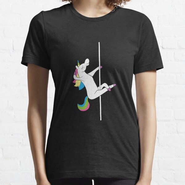 Pole Dance - unicorn dancing on the pole Essential T-Shirt