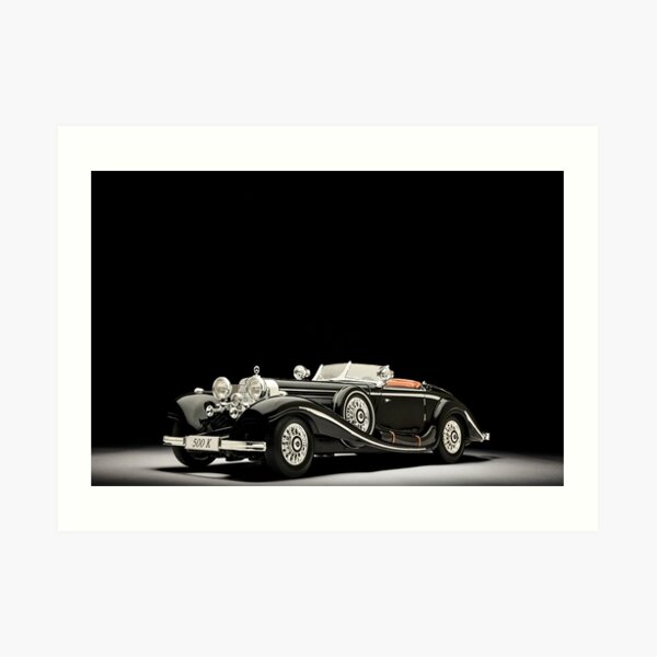 Mercedes Benz 500K Art Print