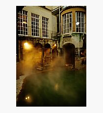 Roman baths in Bath, England. 1980's Photographic Print