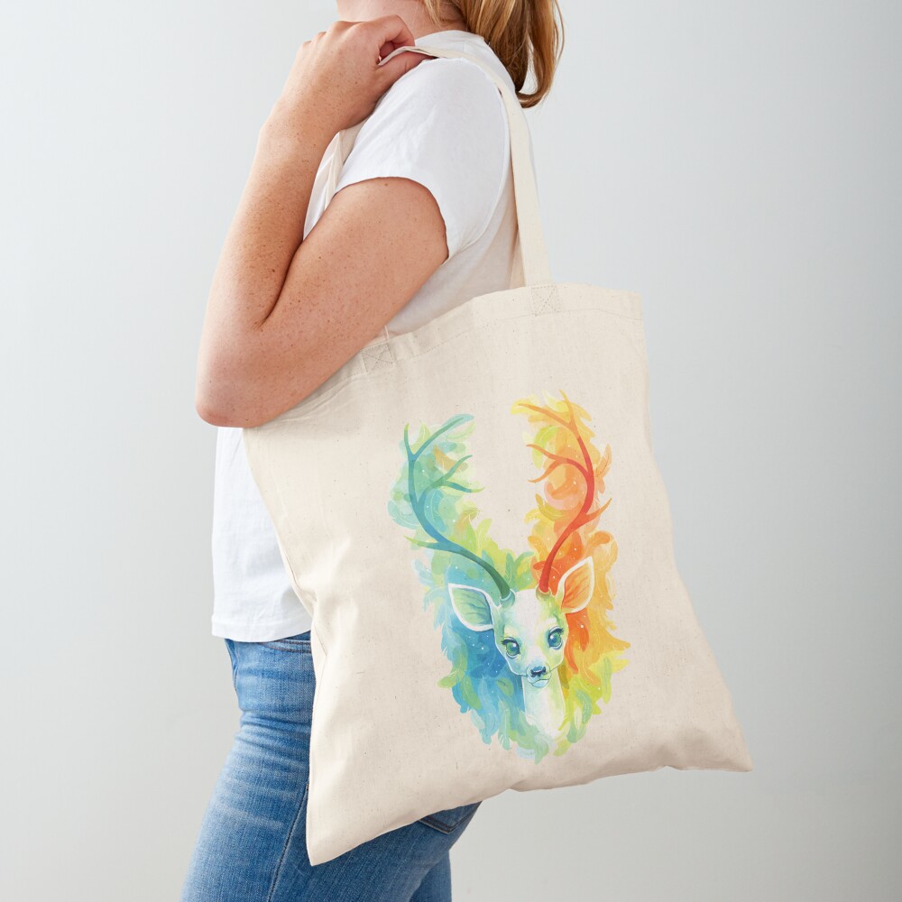 Feather Fawn Tote Bag