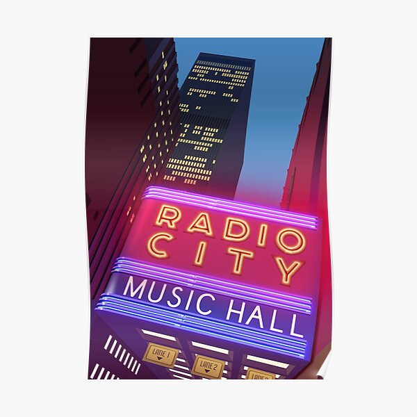 Radio City Music Hall Poster