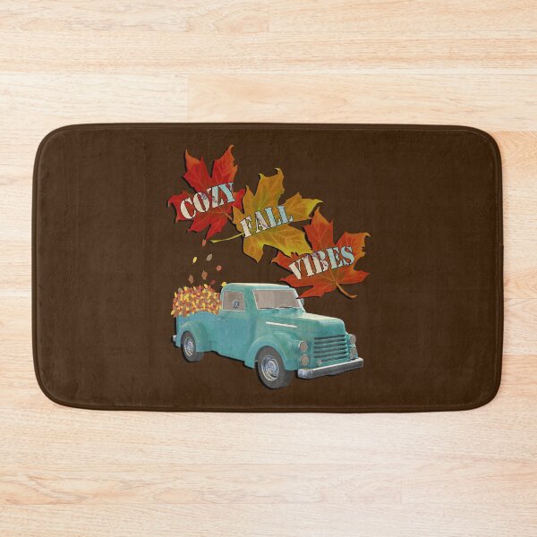 Item preview, Cozy Fall Vibes Quote Graphic Autumn Leaves & Pickup Truck Gift designed and sold by Cute & Sassy Custom Gifting Boutiques.