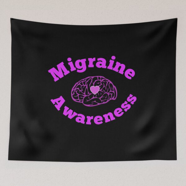 Item preview, Migraine Headache Brain Awareness Design designed and sold by emma60.