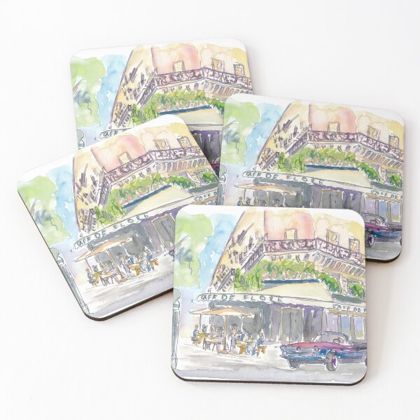 Item preview, Paris Street Scene Romantic Cafe designed and sold by artshop77.