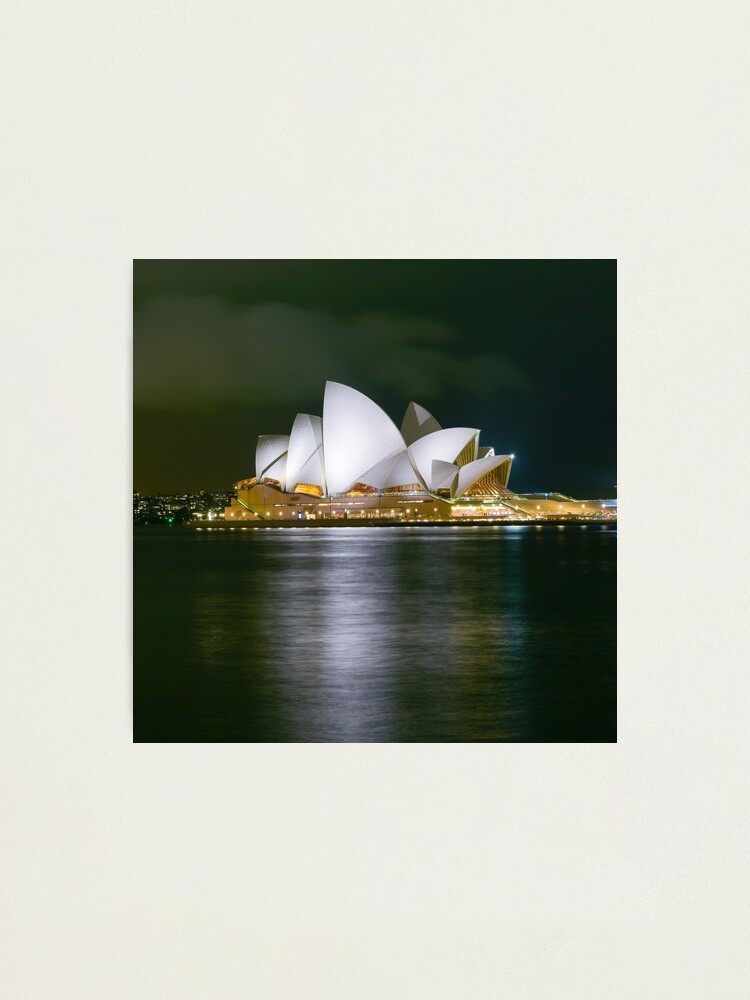 Alternate view of Sidney by night Photographic Print