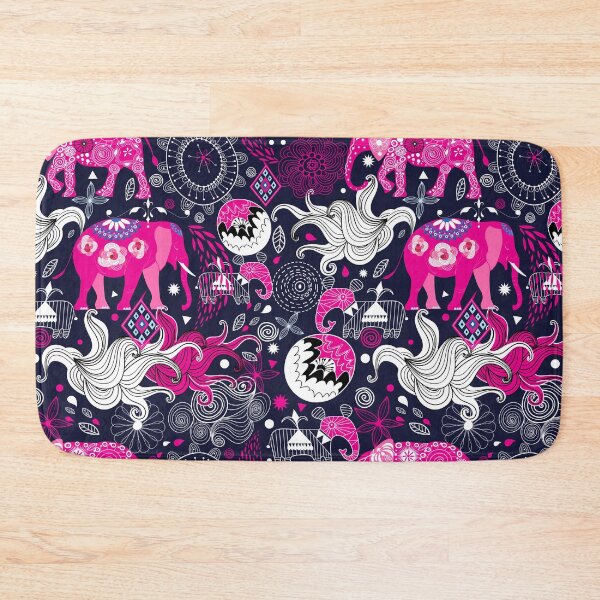 Item preview, Seamless lovely pattern of elephants on a floral designed and sold by Tanor.