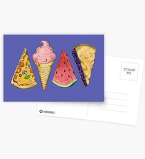 Happy Picnic Triangles Postcards