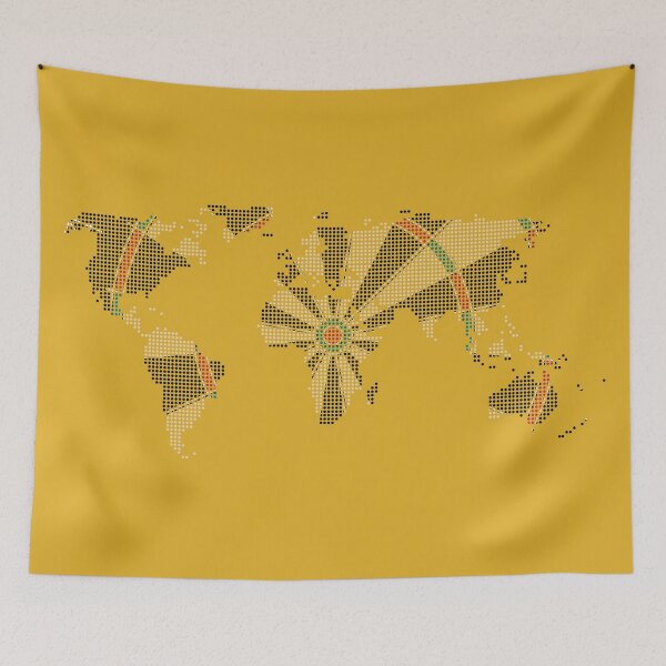 Item preview, Darts World Map designed and sold by thedartsside.