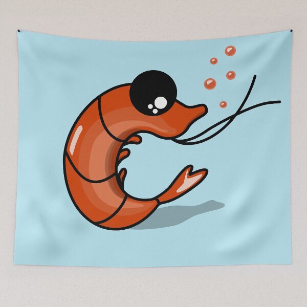 Item preview, Gerald the Kawaii Shrimp designed and sold by Bthismoment.