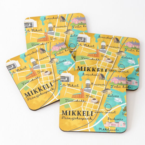 Item preview, Map of Mikkeli designed and sold by Titta Lindström.