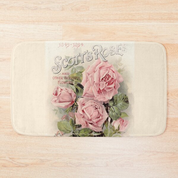 Item preview, Vintage Pink Shabby Cottage Roses Seed Catalog designed and sold by Sasha Art Gallery.