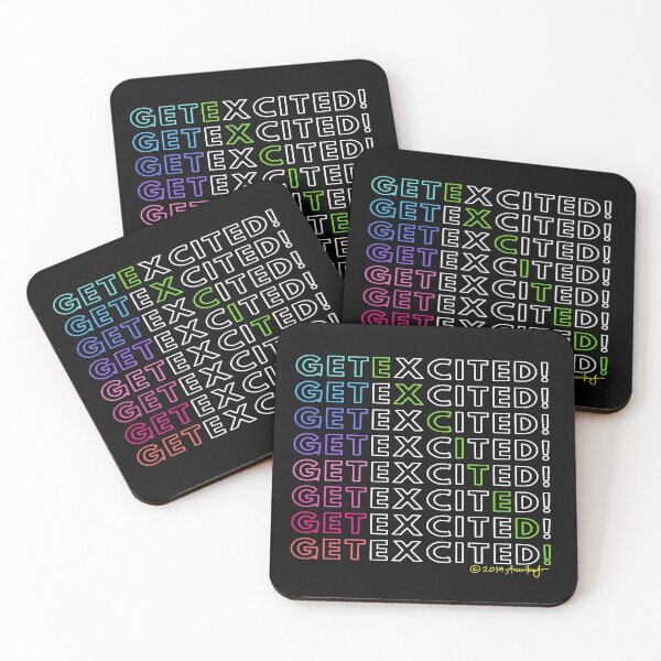 Item preview, GET EXCITED! by Annika Jones for CanvasU designed and sold by CanvasU.