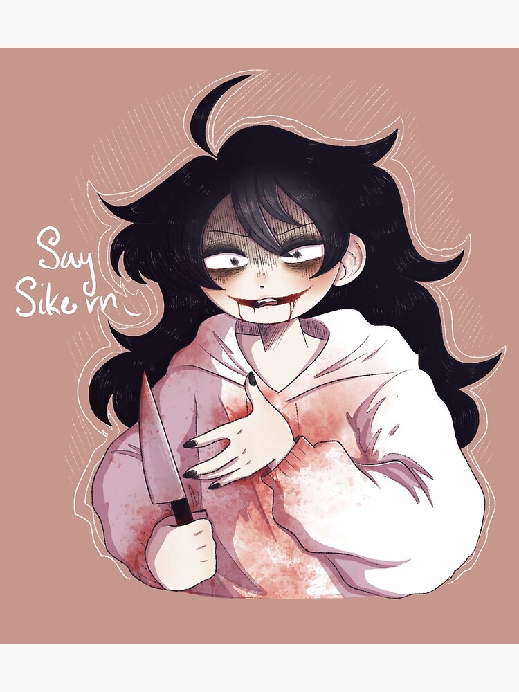 Jeff The Killer Anime Girl Poster for Sale by teyoid